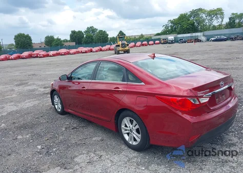 2014 Hyundai Sonata Gls from USA, damaged, VIN 5NPEB4AC3EH899995